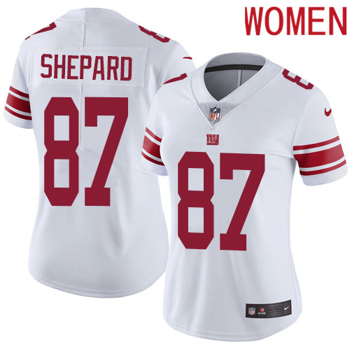 2019 Women New York Giants #87 Shepard white Nike Vapor Untouchable Limited NFL Jersey